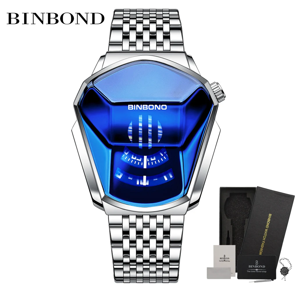 2021 New Design Top Brand Luxury Men Sport Waterproof Watch 3D Glass Quartz Watches Man Clock Wristwatch Casual Chronograph 