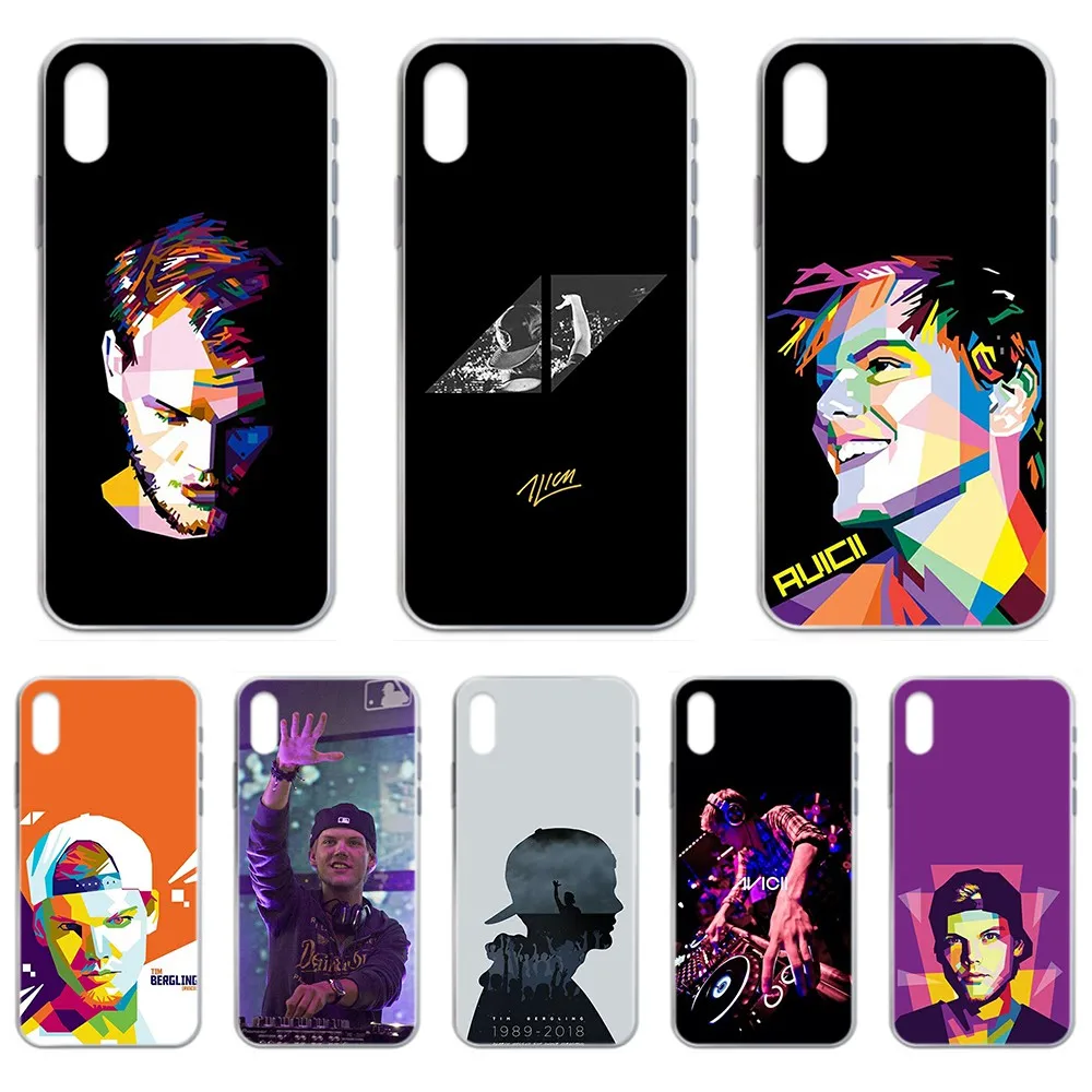 Avicii Швеция DJ мода Etui прозрачный чехол для телефона iphone 4 4S 5 5C 5S 6 6S PLUS 7 8 X XR XS 11 PRO SE 2020