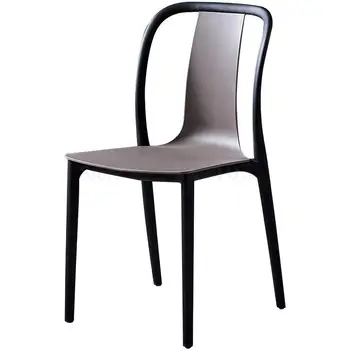 

Nordic Plastic Chair Simple Modern Dining Chair Leisure Creative Chair Home Cafe Balcony Outdoor Desk Chair