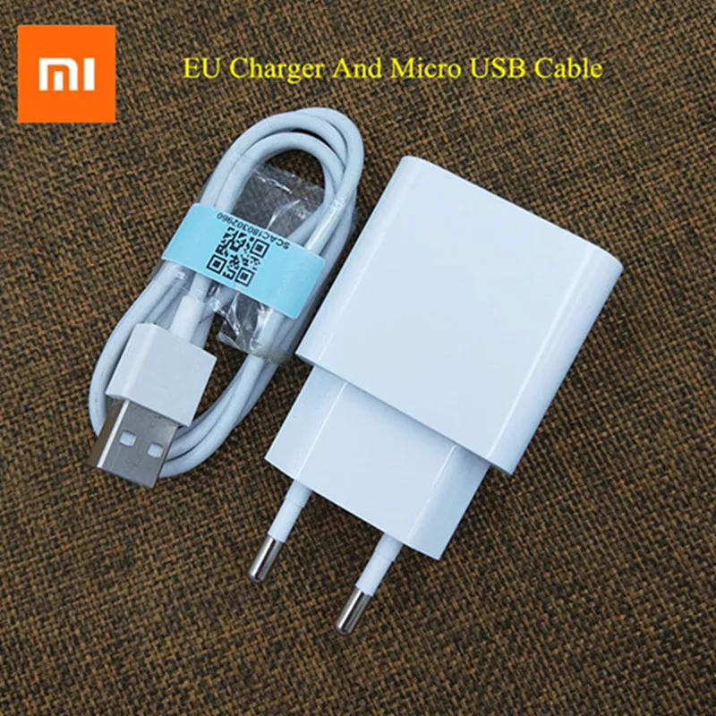 Зарядное устройство Xiaomi Mi A3/A2/A1/cc9 адаптер с вилкой европейского стандарта 5 В 2 А