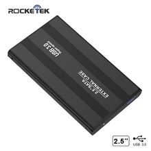 Rocketek HDD กรณีอลูมิเนียม 2.5 นิ้ว SATA ไปยัง USB 3.0 SSD ฮาร์ดดิสก์ไดรฟ์กล่องภายนอก Enclosure สำหรับ desktop PC(China)