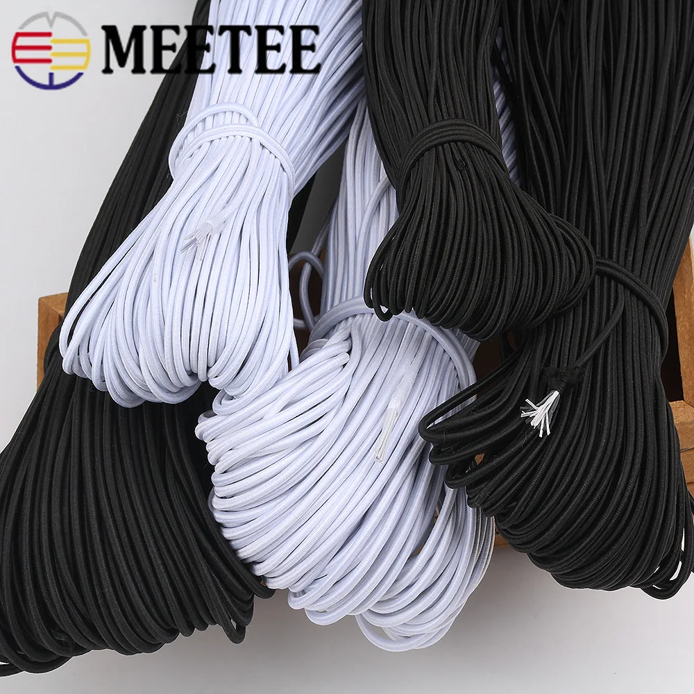 80/90/100Meter 1/1.5/2/2.5/3mm Elastic Band Tapes Rubber Bands for