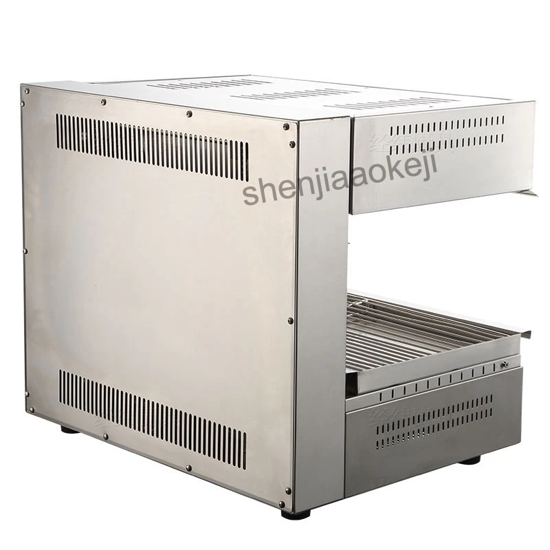 Commercial électrique poêle ascenseur type électrique chaud surface poêle feu gril four style occidental four Double contrôle 220v 4000w 1pc