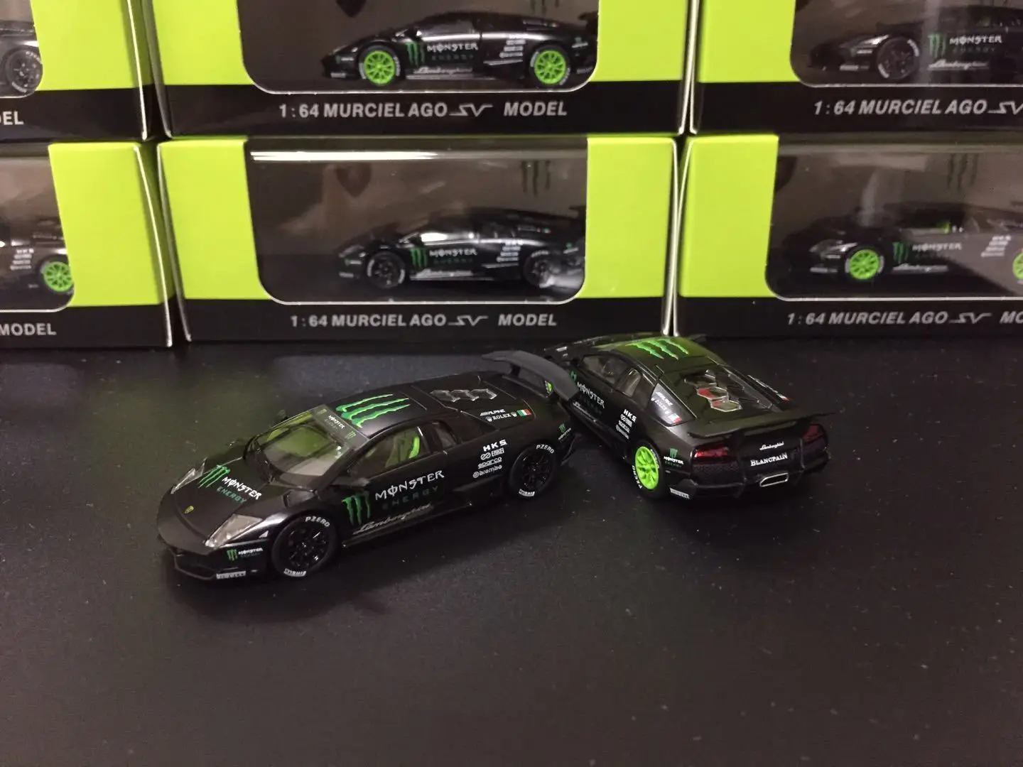 1/64 специальный металлический fundido garras de Lamborghini Lp670-4 coche deportivo de visualization en escritorio en colección