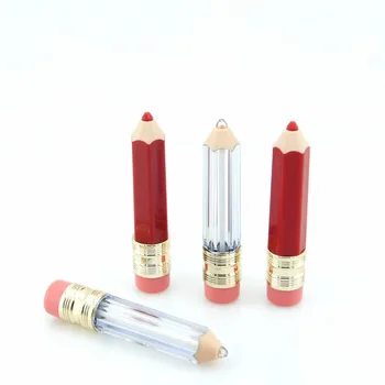 

Spot cute pencil shape 5ml lip glaze tube empty tube diy lip gloss tube lip gloss tube can be customized logo