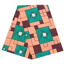 Африканский высокое качество Анкара настоящий гарантированный настоящий голландский воск красивый цветной узор принт хлопок Ткань 6 ярдов