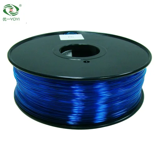 transperant blue YOYI 1,75 мм нить 3D-принтера PETG 3d нить 1 кг катушка - Цвет: transperant blue