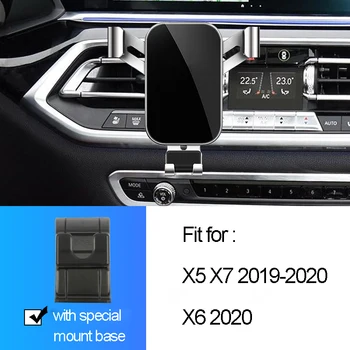

Car Gravity Phone Holder For BMW X5 G05 X7 G07 2019-2020 X6 2020 Smartphone GPS Bracket Special Mount Support Auto Accessoories