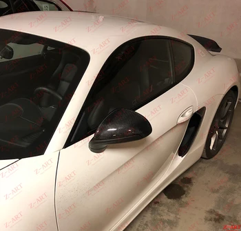 

Z-ART 2013-2015 carbon fiber mirror cover for Porsche 981 Cayman carbon fiber mirror housing for Boxster rearview mirror caps