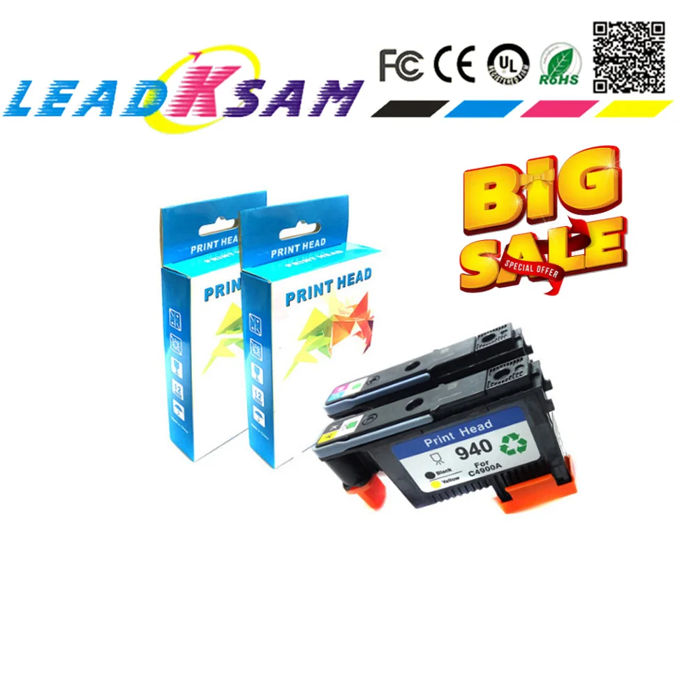 LKS 2 шт. совместимая печатающая головка для hp 940 C4900A HP940 Pro 8000 A809a 8500A A910a A910g A910n A809n A811a