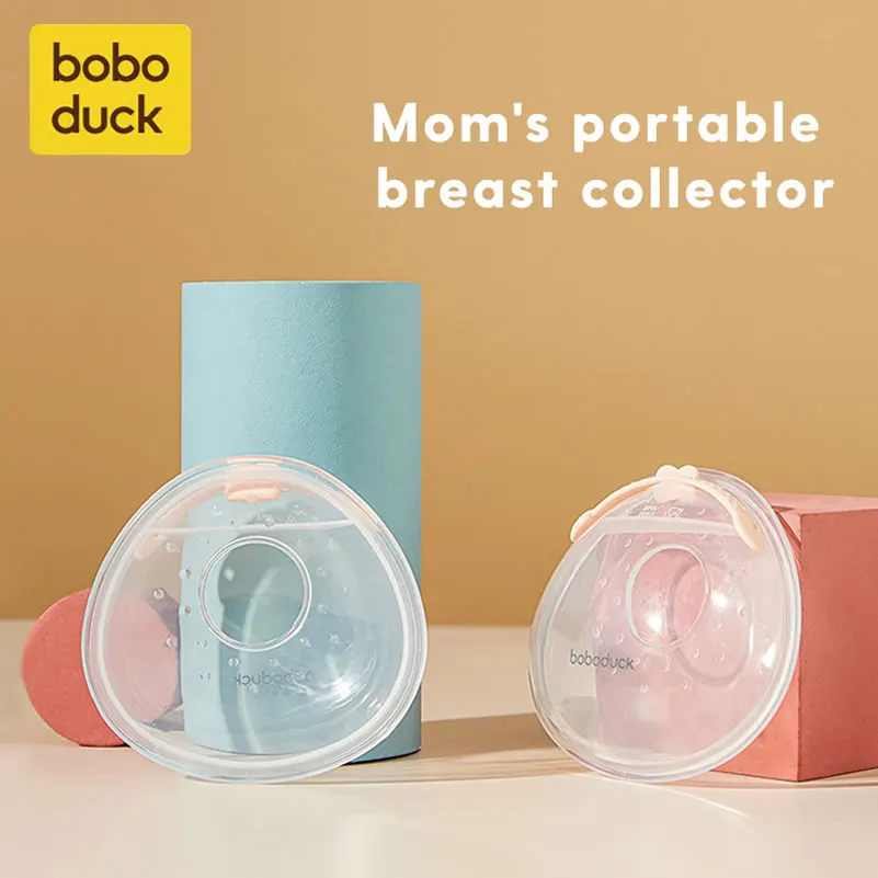 Boboduck  Wearable Breast Milk Collector & Nipple Shield & Breast Pad Prevent Leakage of Breastmilk  Hands Free Anti-leak 2x80ml