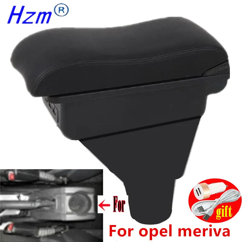 For opel meriva armrest box For opel meriva central storage box Retrofit parts Car Accessories to install