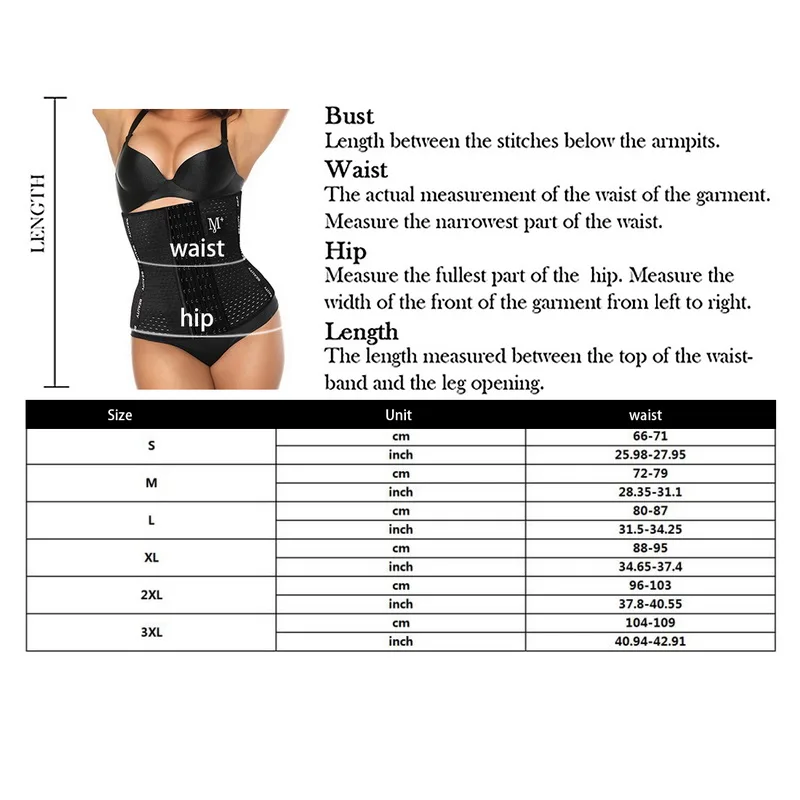 Women Corset Latex Waist Trainer Body Shaper Slimming Sheath Belly Colombian Girdles Steel Bone Binders Shapers Workout Belt tummy control underwear