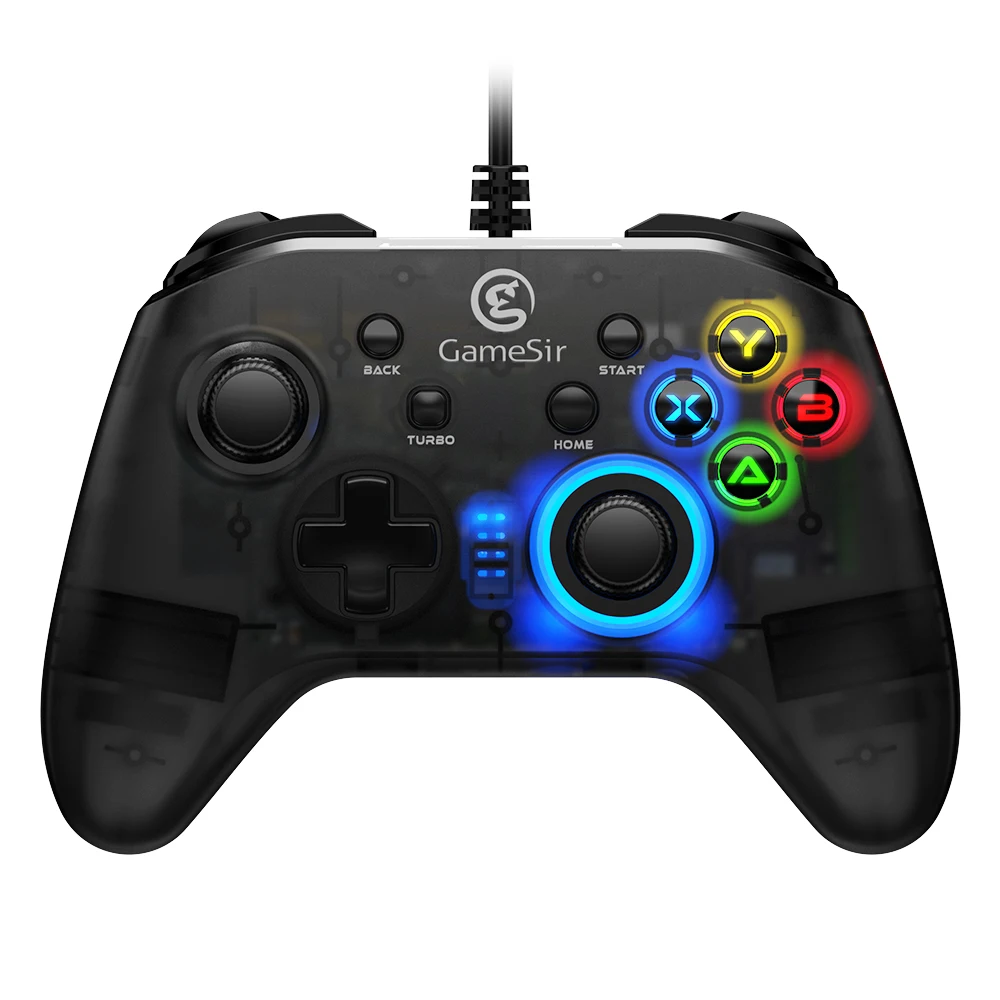 Проводной игровой контроллер GameSir T4w USB для Windows 7/8/10 PC геймпад с вибрацией и турбо