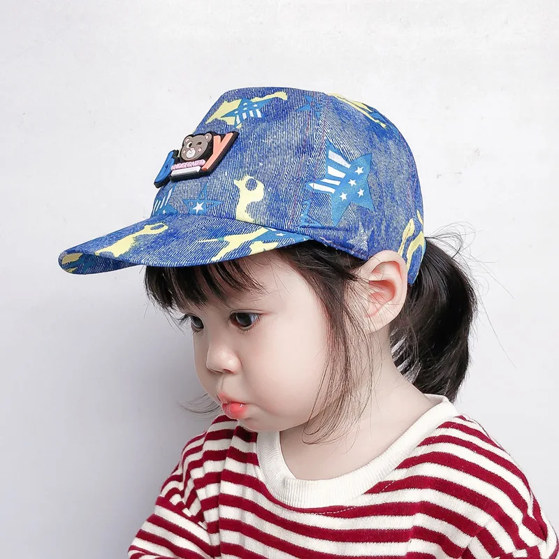 

Bay Hat Korean-style Casual Cartoon College Style Baby Hat Spring And Autumn Baseball Cap Bay Hat Men's