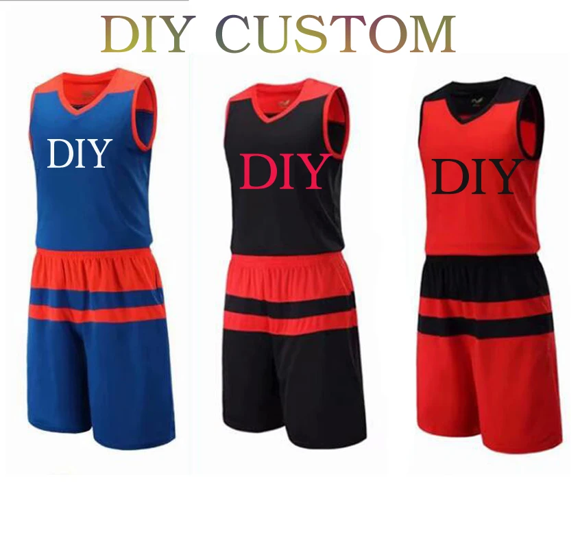 

Custom Men College Basketball Jerseys, Basketball Uniform Sets Professional Throwback Basketball shirts Quick Dry Sportswear