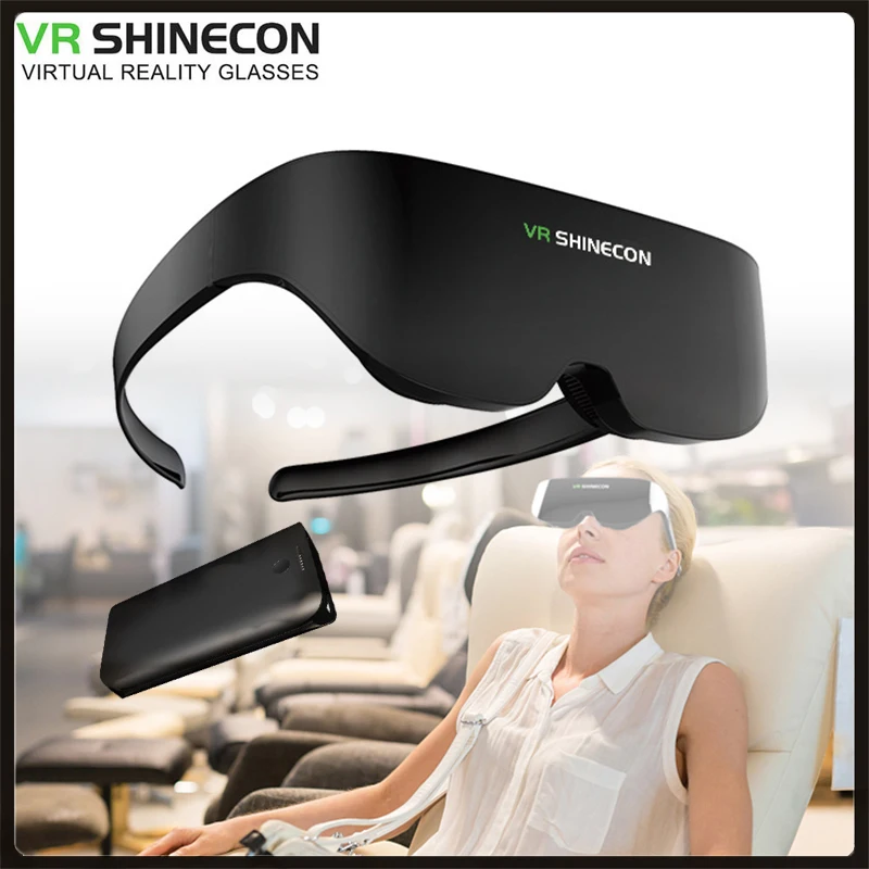 Auriculares VR AI08 con pantalla gigante, gafas 3D de cine estéreo,  realidad Virtual, para PC, iPhone, teléfono inteligente Android - AliExpress