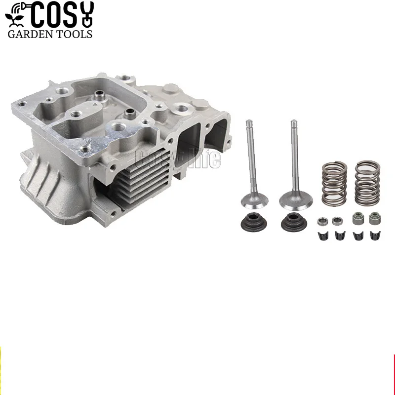 

Cylinder Head Assembly for 170F 173F 178F 178FA 186F 186FA 188F 192F 192FA Air Cooled Diesel Engine Intake Valve