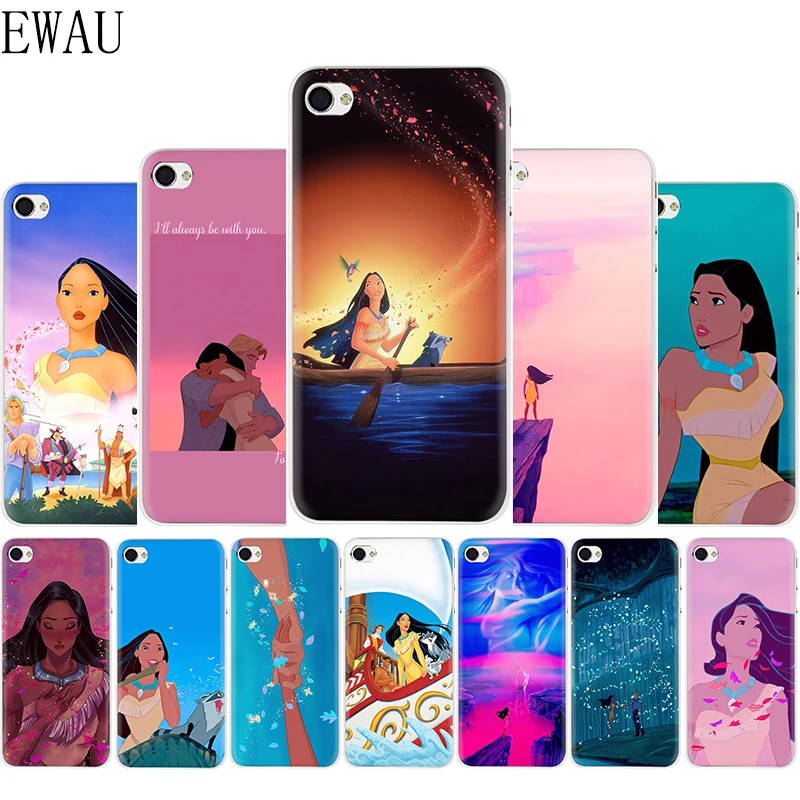 EWAU pocahontas силиконовый чехол для iphone 5 5s SE 2020 6 6s 7 8 plus X XR XS 11 Pro Max|Чехлы-накладки| |