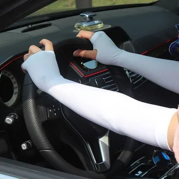 

New 1Pair Sun Protection Arm Cooling Sleeve Warmers Cuffs UV Protection Sleeves For Running Outdoor