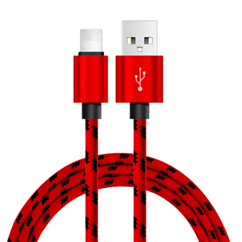 Type C Micro USB Cable Tape C QC 3.0 Fast Charging Cable 8 Pin Mobile Phone Cabo Quick Charge 3.0 Wire for Samsung Xiaomi Redmi - Цвет: Red Cable