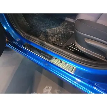 

Door sill stainless steel Hyundai Solaris II (HCR) 2017-(set of 4 PCs)