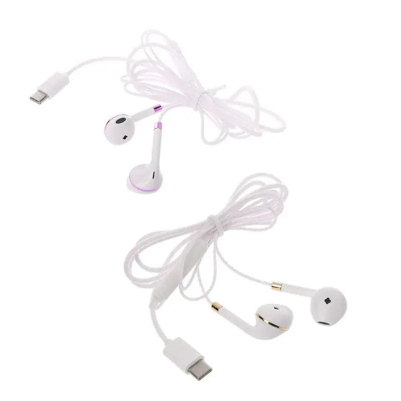 

Type-C Earphones Wired Control With Microphone For XIAOMI HUAWEI