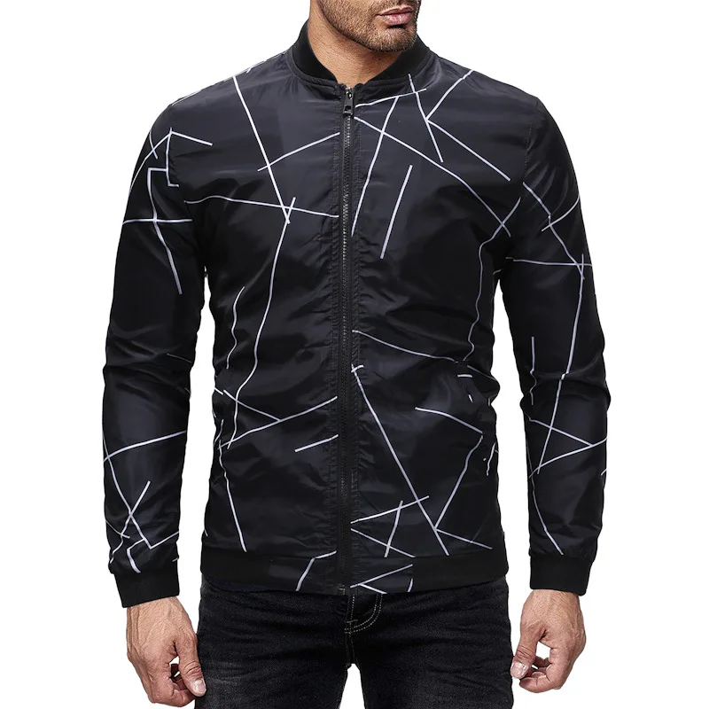 AliExpress, осень и зима, стиль, мужская повседневная куртка с цветочным принтом, большие размеры, Мужское пальто Ja002