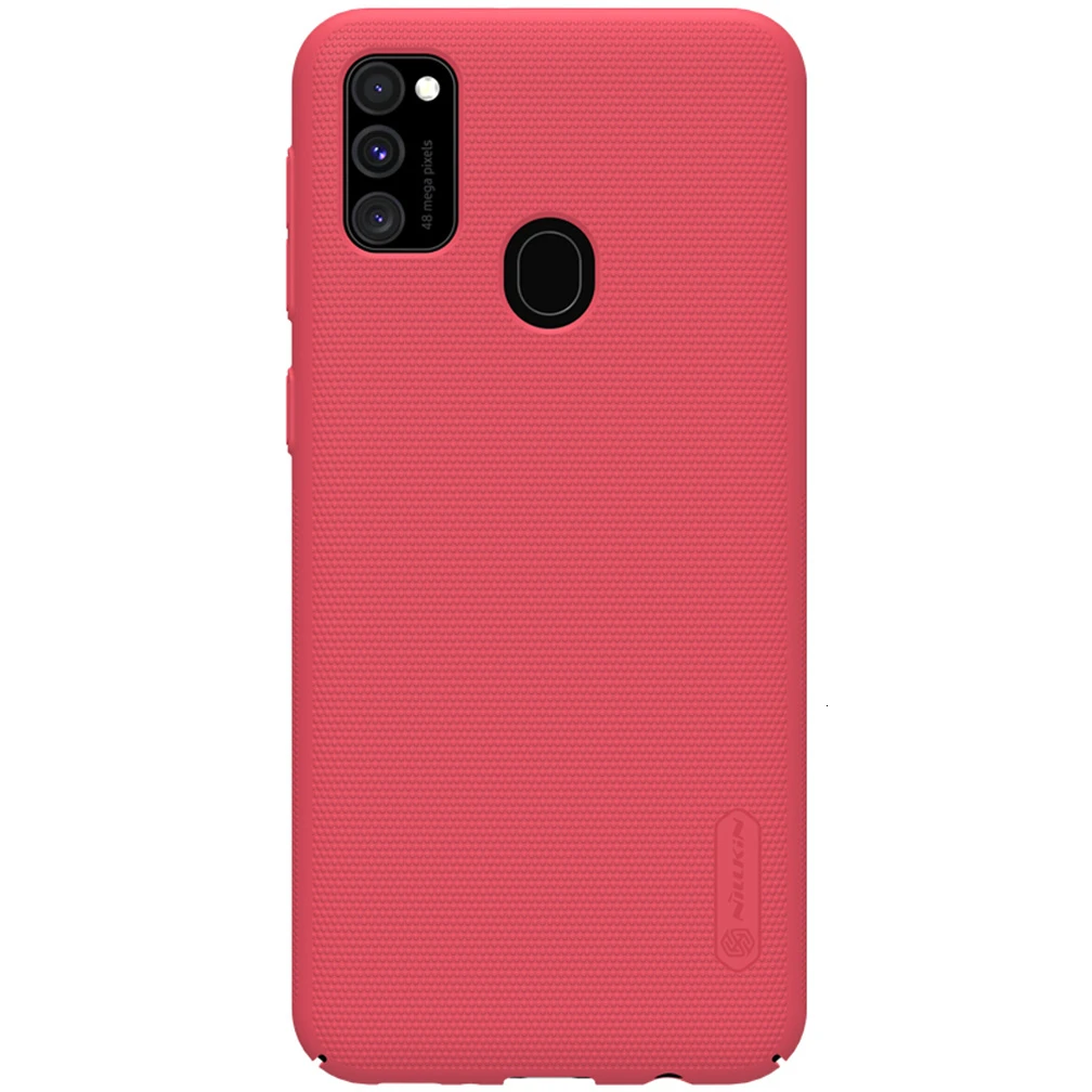 Red Для samsung Galaxy M30s чехол NILLKIN матовый щит PC твердая пластиковая защитная задняя панель для телефона чехол для samsung M30s - Цвет: Red