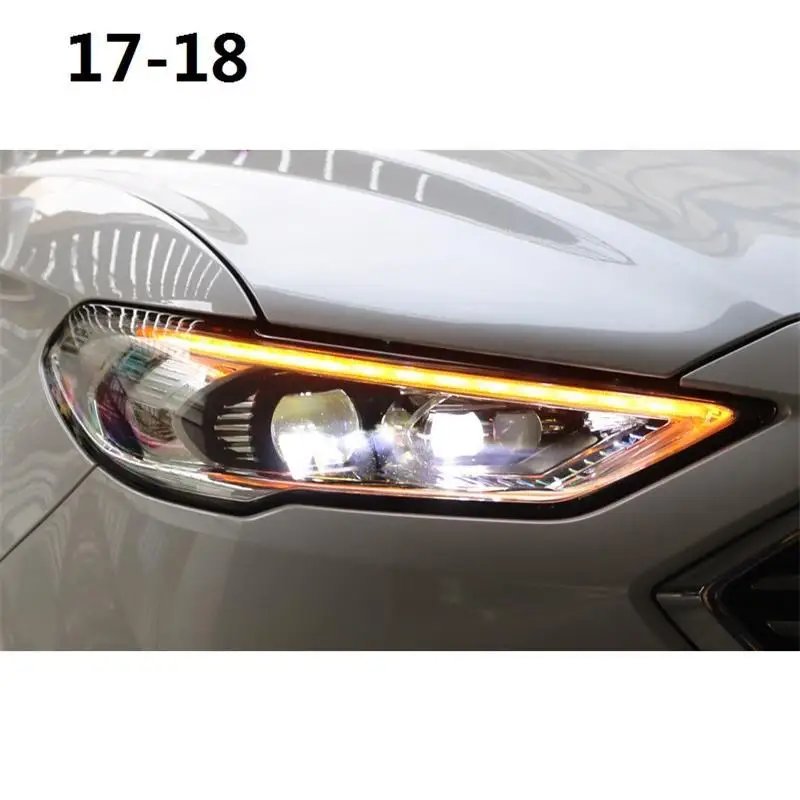 Внешний стиль Luces Para Авто Лампа Cob Led Drl дневные ходовые фары автомобильные огни в сборе 17 18 для Ford Mondeo