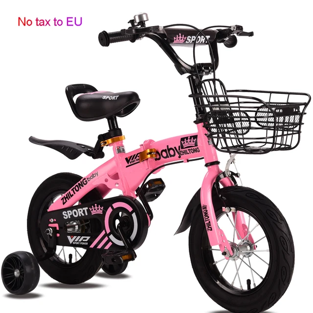 Doki Toy New Folding Kid Bike 12/14/16/18 Inch Children Bicycle For Boys And Girls Cycling Light Students Bike Children's Gift 2