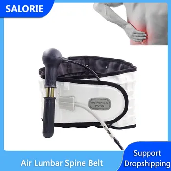 

Waist Air Traction Brace Belt Spinal Lumbar Support Back Backach Body Massager Physio Decompression Spine Stretcher Therapy
