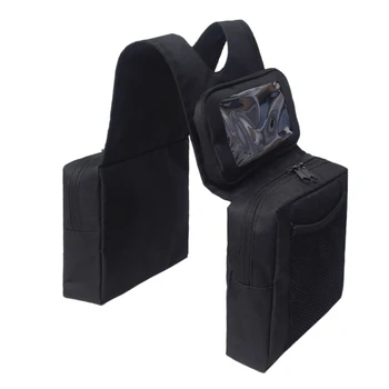 

ATV UTV Scooter Motorcycle Dual Zippered Pocket Storage Saddle Waterproof Bag
