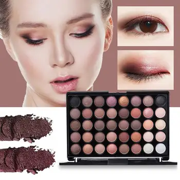 

LEARNEVER Matte Eyeshadow Pallete Make Up Nude Eye Easy Natural to Lasting Waterproof Pallete Shadow Wear Makeup Glitter N7S2