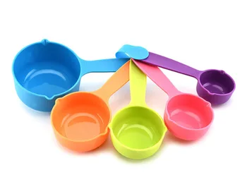 

Super Useful Eco-Friendly Colorful Measuring Spoons Kitchen Tools Spoon Cup Baking Utensil Set Measuring Tools Measuring Cups