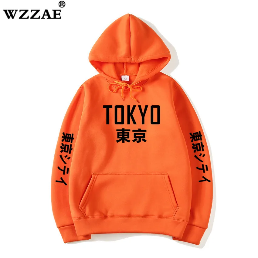Новое поступление, толстовки в японском стиле Харадзюку, пуловер с рисунком города, толстовка в стиле хип-хоп, уличная одежда для мужчин/женщин, черные толстовки S-3XL