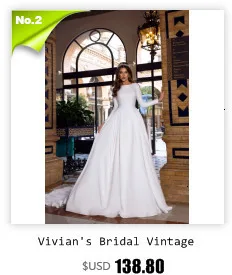 Vivian's Bridal Новая роскошная многослойная Расширенная юбка свадебное платье сексуальное иллюзионное свадебное платье с круглым вырезом и открытой спиной с длинным рукавом