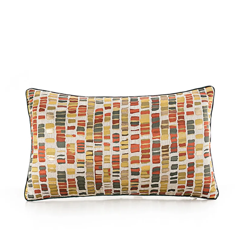 

Sofa Cushion Throw Pillow Cover High Precision Jacquard Decorative Pillows Cushions Orange Case For Home Luxury Cases Pillowcase