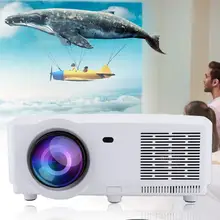 1280*800 1080P FHD проектор для домашнего кинотеатра 16:9 Raito lcd светодиодный телевизионные проекторы с поддержкой динамиков HDMI VGA US/EU Plug 110-240V