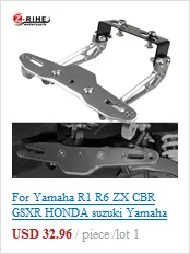 Для SUZUKI B-KING GSX1300BKA R600 YAMAHA KAWASAKI 7/" 22 мм Универсальное мотоциклетное зеркало заднего вида с рукояткой торцевые боковые зеркала