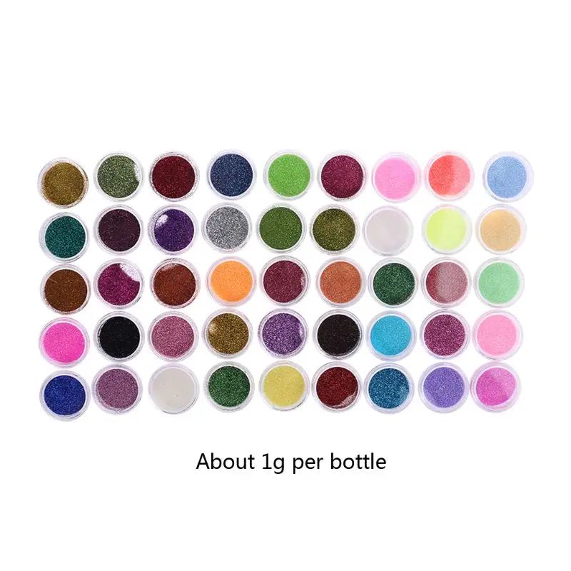 Limited Price of  Nail Glitter Powder Polish Bright Nails Art DIY Epoxy Pendant Crafts Jewelry Accessories