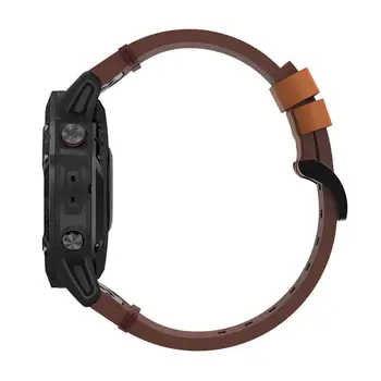 

1 PC Geniune Leather Watchband Quick Release Wrist Strap for garmin Fenix 6/5/5 Plus