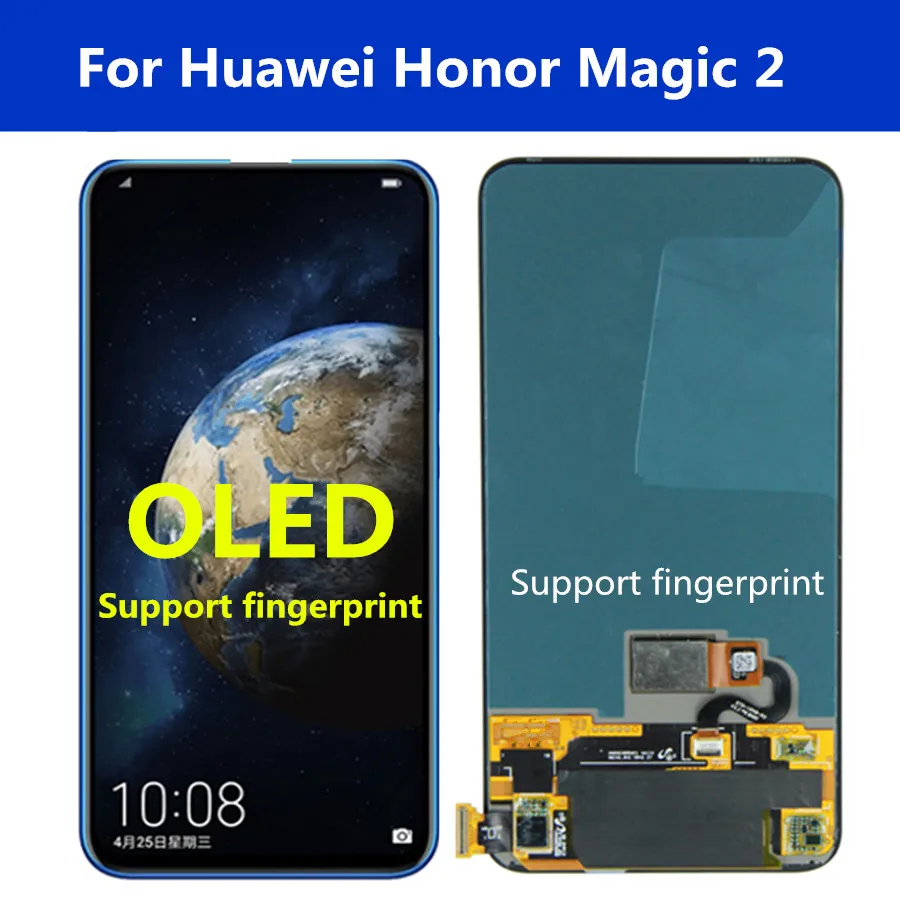

6.39" OLED Support fingerprint For Huawei Honor Magic 2 LCD Display Touch Screen Digitizer Assembly Replacement Magic2 LCD
