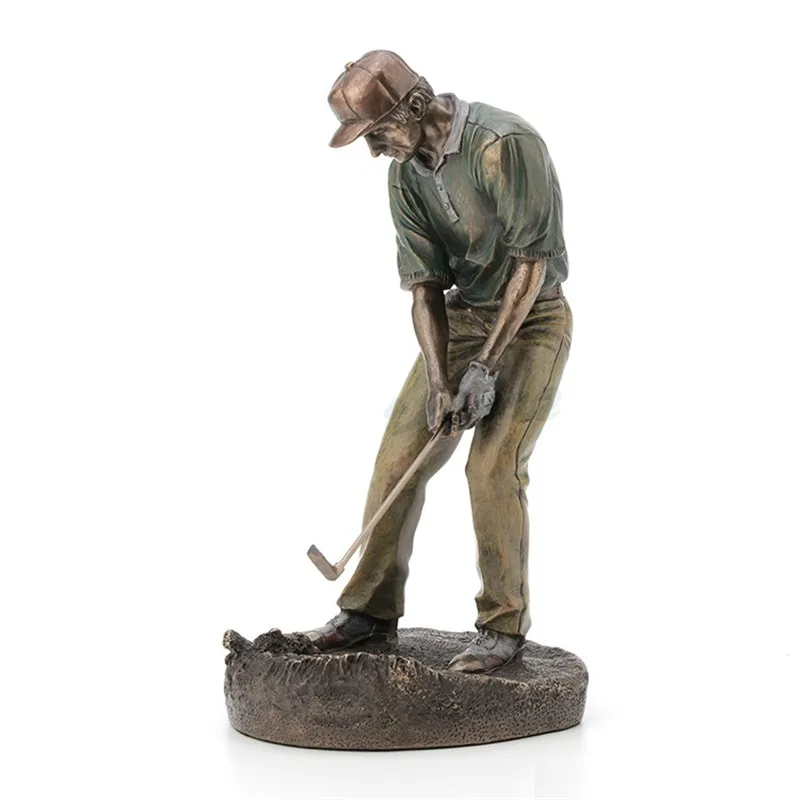 Художественная Скульптура GOLF MAN креативное украшение фигурка статуя из
