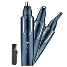 Водонепроницаемый usb-триммер для носа, формирователь бровей, моющийся, гладкий, бегущий, для удаления волос, безопасная бритва, машинка для стрижки ушей