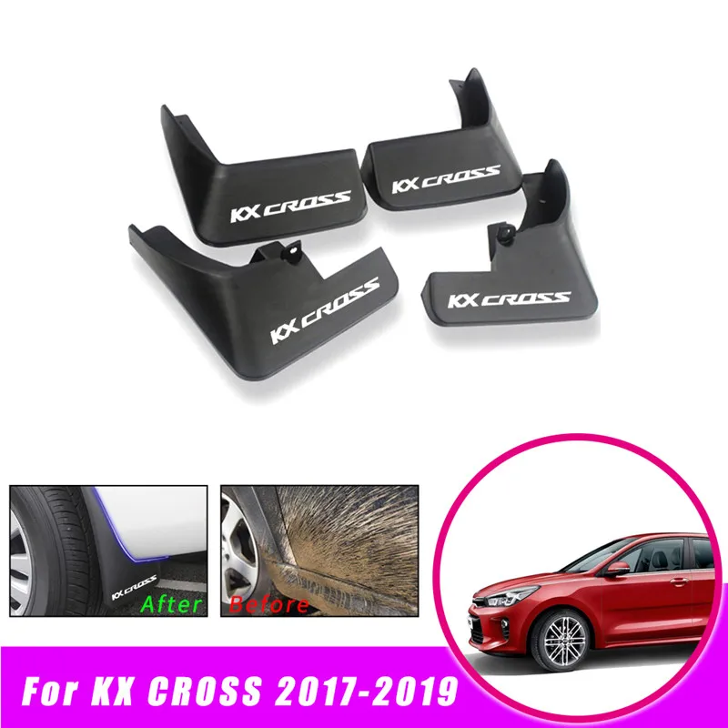 4 шт. расширитель крыла автомобиля для Kia KX Cross Брызговики передние задние брызговики автоматические Брызговики аксессуары для брызговиков