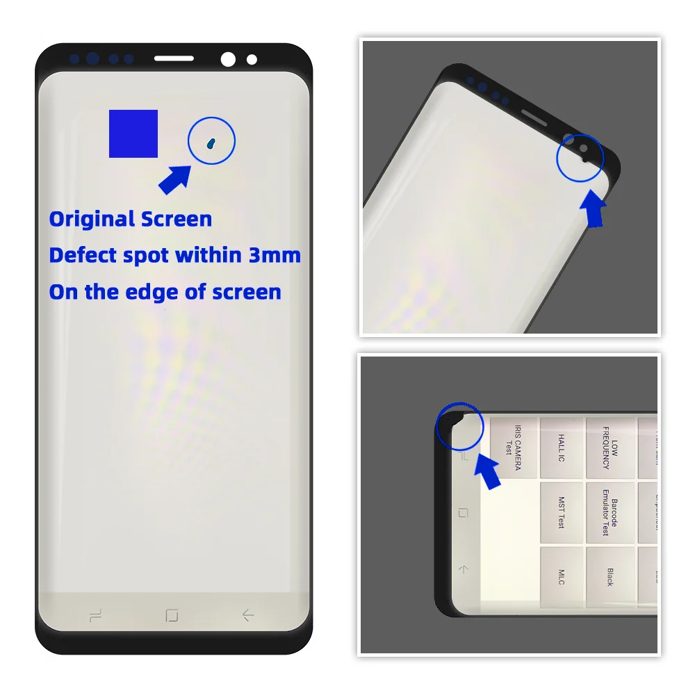 ЖК дисплей с дигитайзером сенсорного экрана для Samsung Galaxy S8 plus G950 G950F G955fd G955F