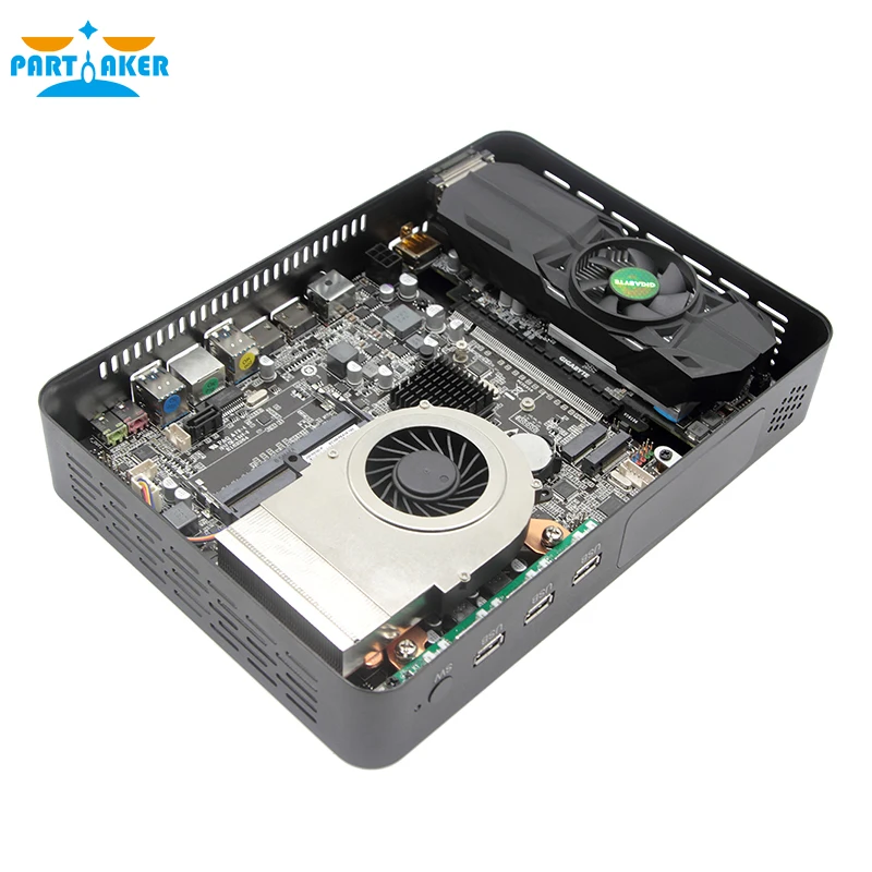 Игровой Компьютер par57 B19 i3 9100F GTX1050TI 4 Гб выделенная карта мини ПК настольный