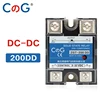 CG SSR-200DD 200A 220V 380V 600V Big Voltage Single Phase JGX DC Control DC Heat Sink 3-32VDC To 5-220VDC DD Solid State Relay ► Photo 1/5