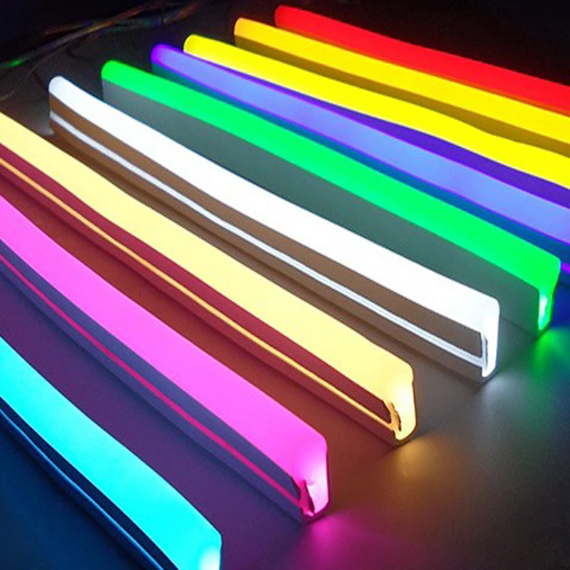 Светодиодная неоновая лента 2835 SMD гибкая веревка мягкая силиконовая трубка